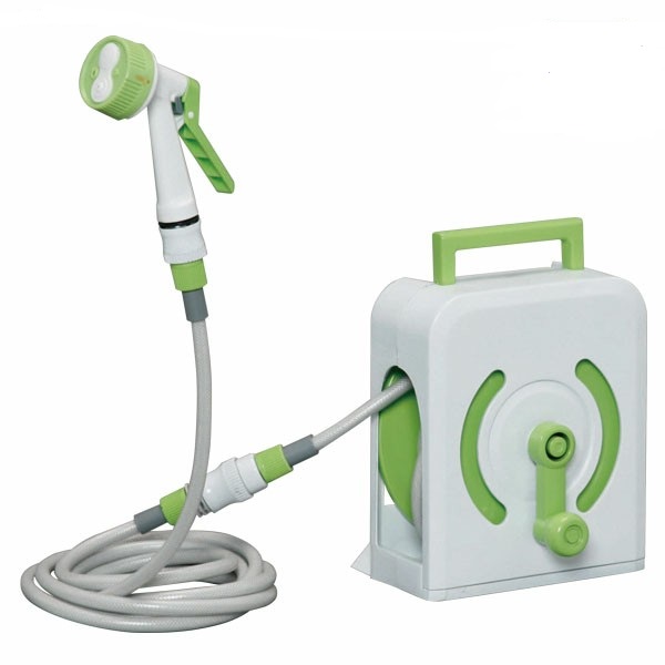 ハートマークショップ アイリスオーヤマ 蛇口口金付ベランダ用ホースリール ライムグリーン Vhr 14 通販サイト