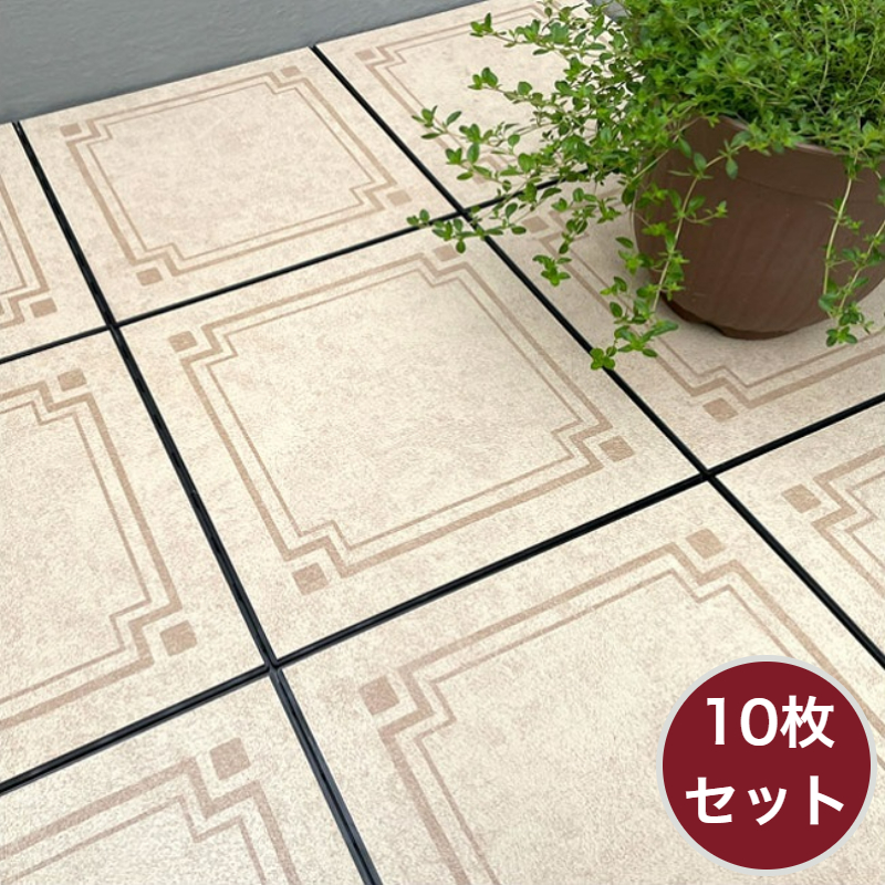 お買い得 10枚セット インテリアメーカーが考えた ジョイント パネル タイル 30×30cm 表面防虫加工 日本製 ジョイントマット ジョイントパネル Plane プレーン ベージュ BJP-30 MEIWA 明和グラビア