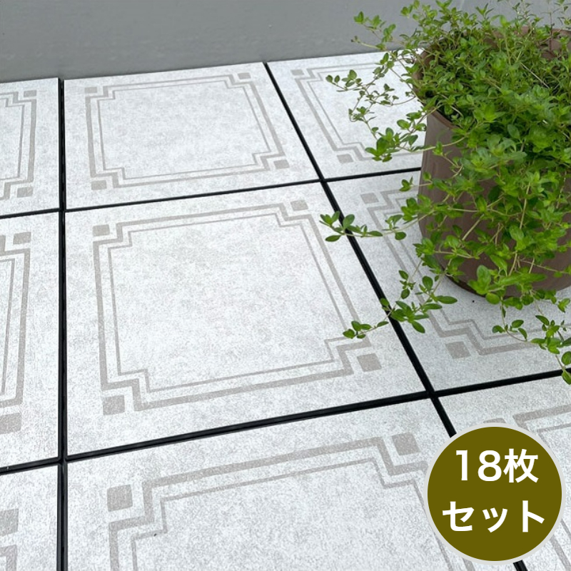 お買い得 18枚セット インテリアメーカーが考えた ジョイント パネル タイル 30×30cm 表面防虫加工 日本製 ジョイントマット ジョイントパネル Plane プレーン グレー BJP-30 MEIWA 明和グラビア