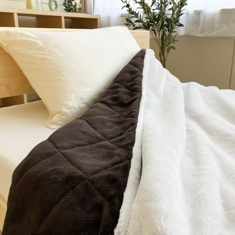 ハートマークショップ】1枚2役 布団を包める 岩盤浴あったか毛布 掛け