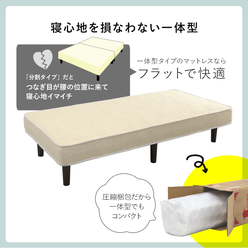 ハートマークショップ】ボンネルコイルマットレス付きすのこ