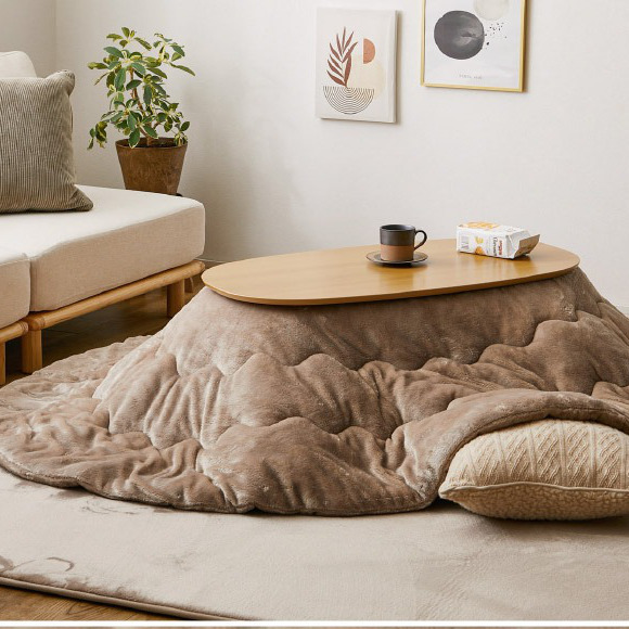 ハートマークショップ】洗える メレンゲタッチ こたつ布団 こたつ掛け