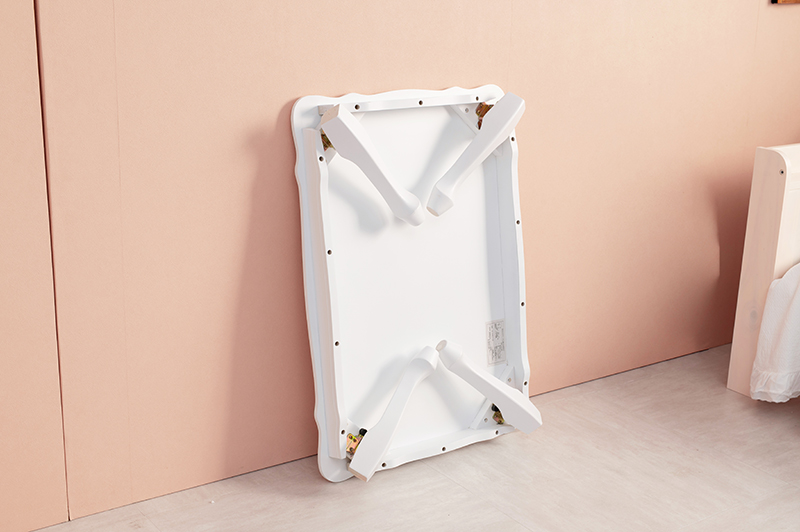 ハートマークショップ】折れ脚テーブル 幅80cm フェミニンシリーズ MT