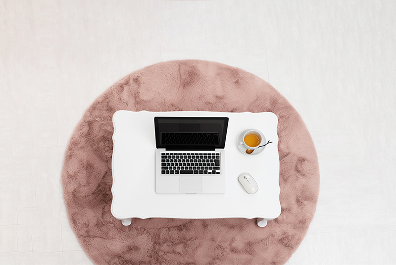 ハートマークショップ】折れ脚テーブル 幅80cm フェミニンシリーズ MT