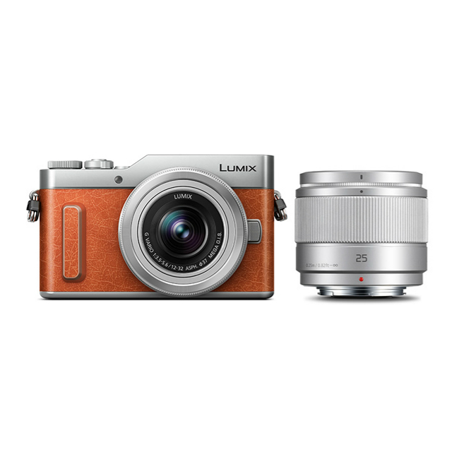 【Panasonic】ミラーレス一眼カメラ LUMIX GF10 ダブルレンズキット オレンジ
