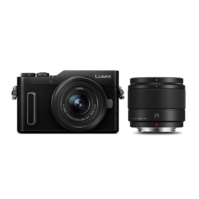 【Panasonic】ミラーレス一眼カメラ LUMIX GF10 ダブルレンズキット ブラック