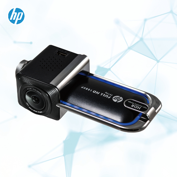 【HP/ヒューレット・パッカード】超広角 高画質 高感度 200万画素 フルハイビジョン 小型ドライブレコーダー 安全運転支援機能 駐車モード GPS内蔵 f910g