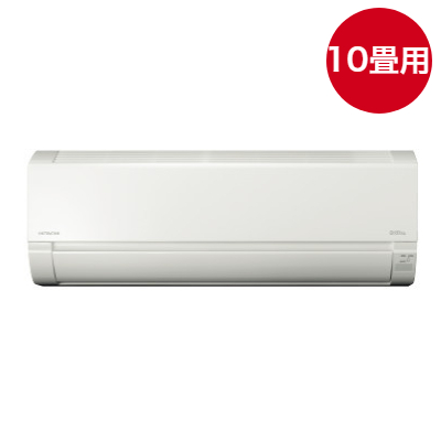 【HITACHI/日立】 冷暖房ルームエアコン 白くまくん おもに10畳用 2.8kw 単相100V スターホワイト AJシリーズ RAS-AJ28L 2021年モデル
