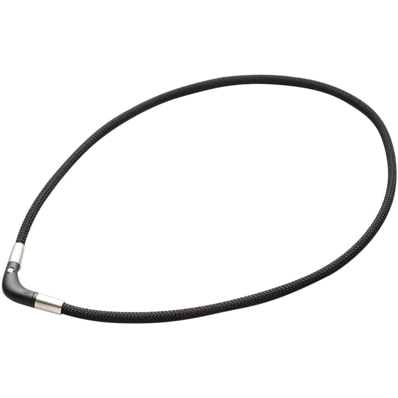 【phiten/ファイテン】RAKUWA 磁気チタンネックレス Vタイプ ブラック 50cm 0216TG691053