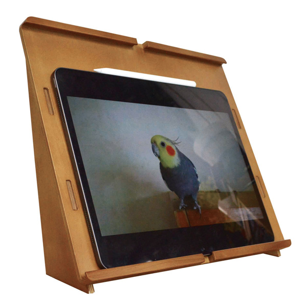 2wayタブレットテーブル ブラウン 木製