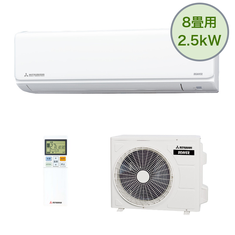 K03422 三菱重工 中古エアコン 主に6畳用 冷房能力 2.2KW ／ 暖房能力 