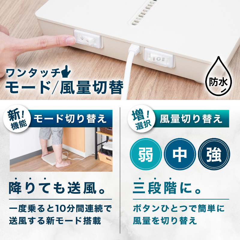 のれせん　noresen のれせん2 扇風機 乗れる扇風機 ボディドライヤー 薄型 のれせん