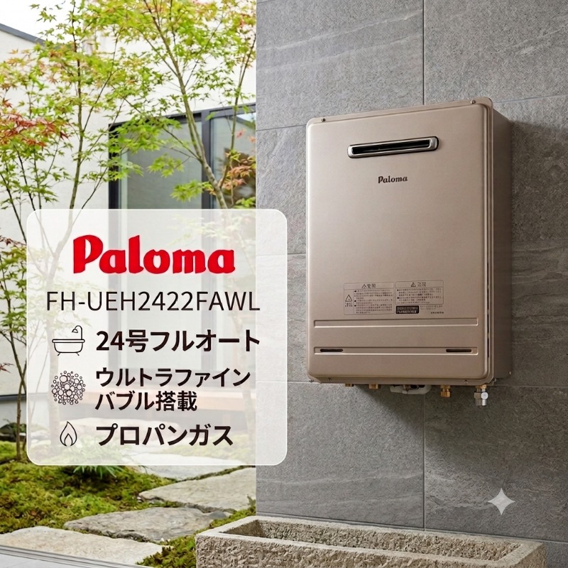 ハートマークショップ】【パロマ】ウルトラファインバブル ガスふろ
