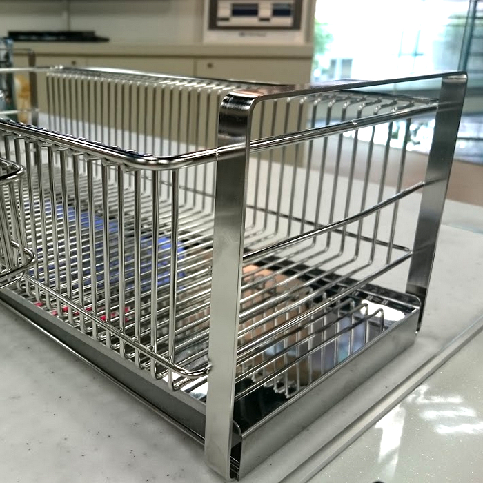 新品35730水切りラックワイド縦置日本製ステンレス箸ポケット付 楽天
