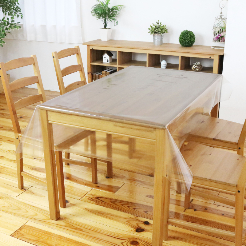 【日本製】 抗ウイルス 抗菌 防汚 テーブルクロス 透明シート 120cmx150cm 透明 片面 抗ウイルス処理 PMGKVB-180