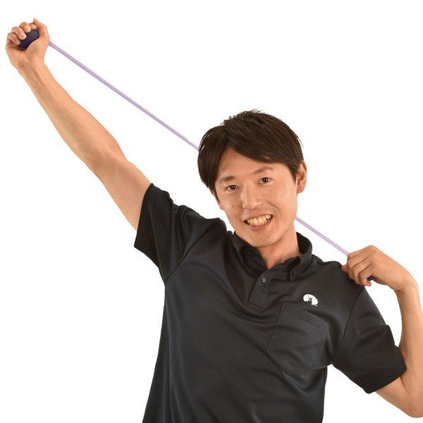 【CAPTAIN STAG/キャプテンスタッグ】 筋トレ エクササイズ ストレッチチューブ ひっぱ～る スーパーハード Vit Fit UR-907