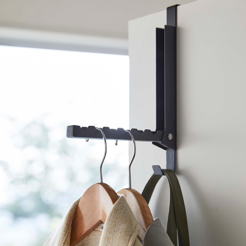 未使用品！ tower タワー 折り畳み式 ドア ハンガー フック ブラック 黒 未使用品！ tower タワー 折り畳み式 ドア ハンガー フック ブラック