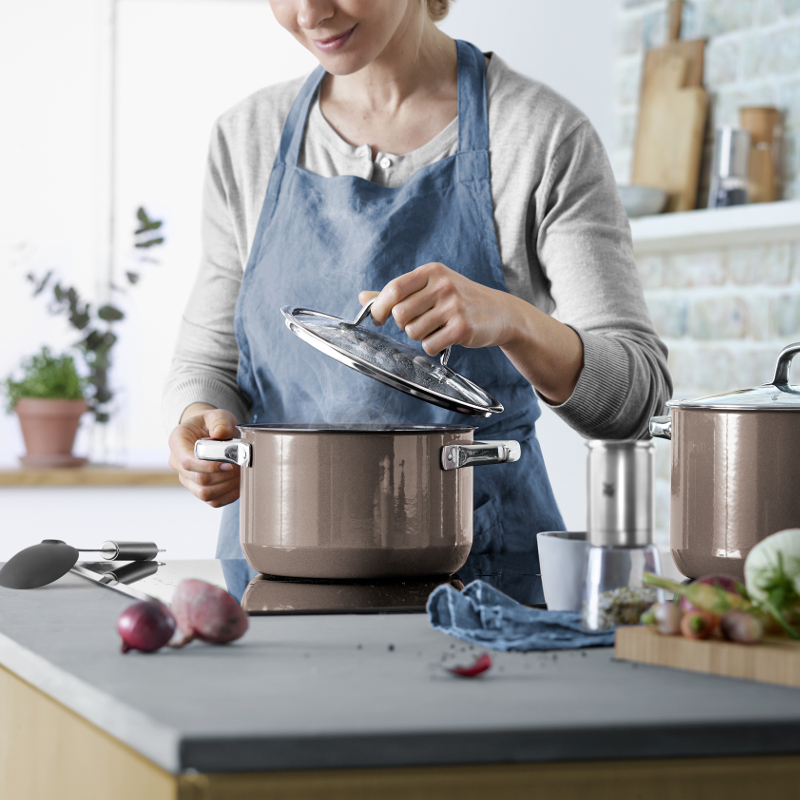 新品・未使用】WMF＞フュージョンテック ハイキャセロール20cmローズクオーツ ハートマークショップ】フュージョンテック ミネラル ハイ