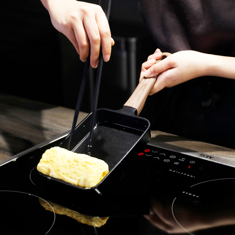 ハートマークショップ】IH対応 ミニ玉子焼き MC 12×17cm アルミ