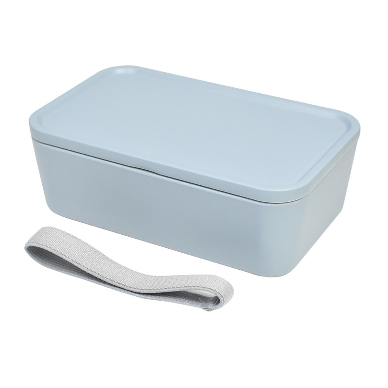 ハートマークショップ】310 1段ランチBOX 弁当箱 グレー CGY