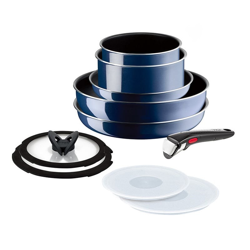 【T-fal/ティファール】インジニオ・ネオ ロイヤルブルー・インテンス 10点セット ガス火専用 L43791