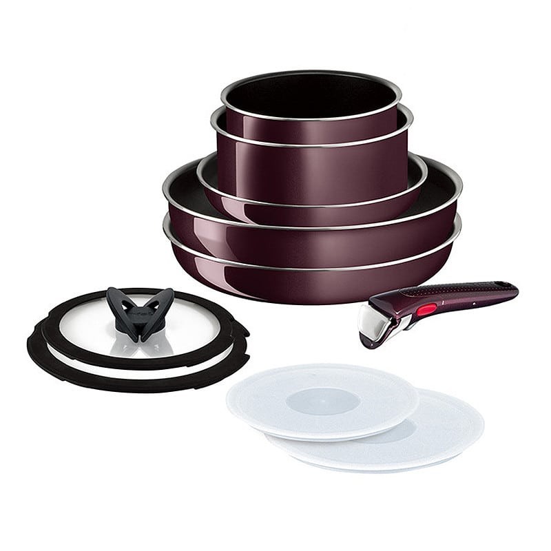【T-fal/ティファール】インジニオ・ネオ ヴィンテージボルドー・インテンス 10点セット ガス火専用 L43992