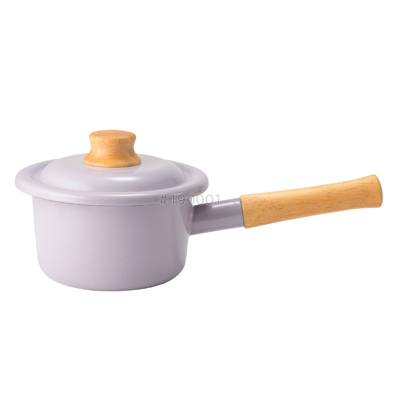 ハートマークショップ】IH対応 ミルクパン ホーロー 琺瑯 片手鍋 14cm