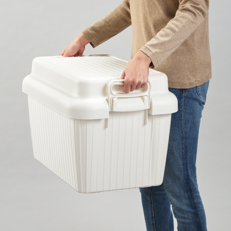 ハートマークショップ】ふた付き コンテナ 収納ボックス ベリアスボート Mサイズ 容量48L 耐荷重100kg シャルテン 日本製 ・通販サイト