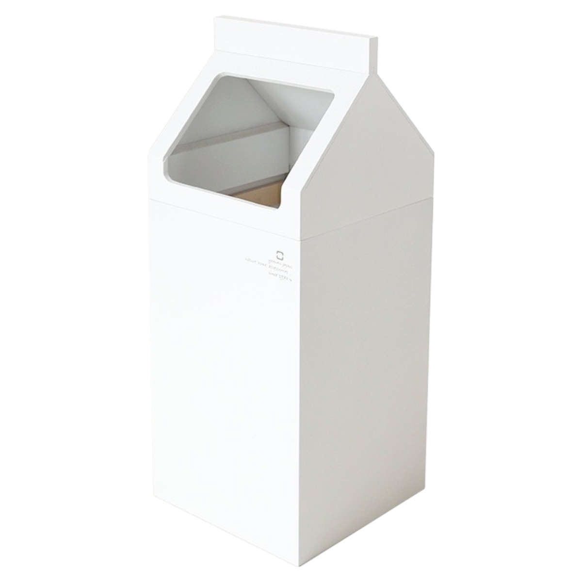 木製 ごみ箱 7.8Lミルドットシー 外からゴミ袋が見えにくい 内枠付き 幅18cm 高さ45cm ホワイト YK22-102 日本製 ヤマト工芸 yamato ゴミ箱 ダストボックス
