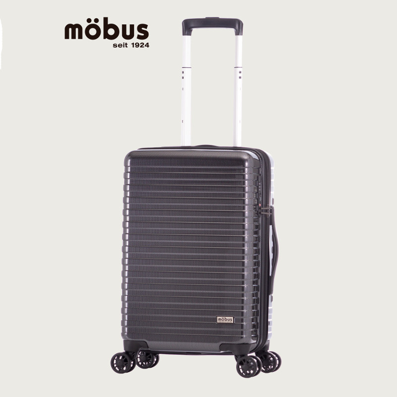 mobus モーブス ハードキャリーケース ファスナータイプ 国内線機内持ち込み Sサイズ 2～3泊程度 33L+7L 拡張可 カーボンブラック MBC-1910-18 アジアラゲージ