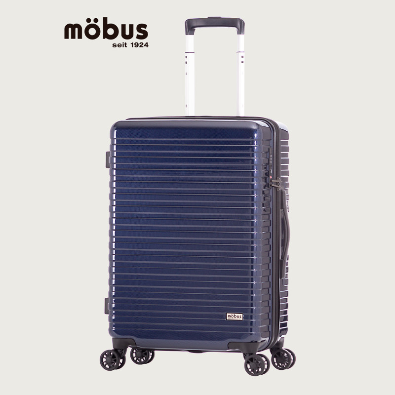 mobus モーブス ハードキャリーケース ファスナータイプ 無料受託手荷物 Mサイズ 3～5泊程度 55L+10L 拡張可 クリスタルカーボンネイビー MBC-1910-22 アジアラゲージ