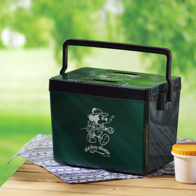 ハートマークショップ Sanka サンカ ディズニー クーラーボックス クールボックス Yama 12l グリーン ショルダーベルト付き Dap15 Ymgr 日本製 収納目安 500ml ペットボトル11本 通販サイト