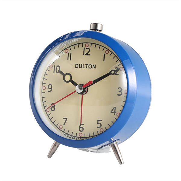 DULTON アラームクロック 目覚まし時計 置き時計 ブルー 乾電池式 100-053Q ダルトン