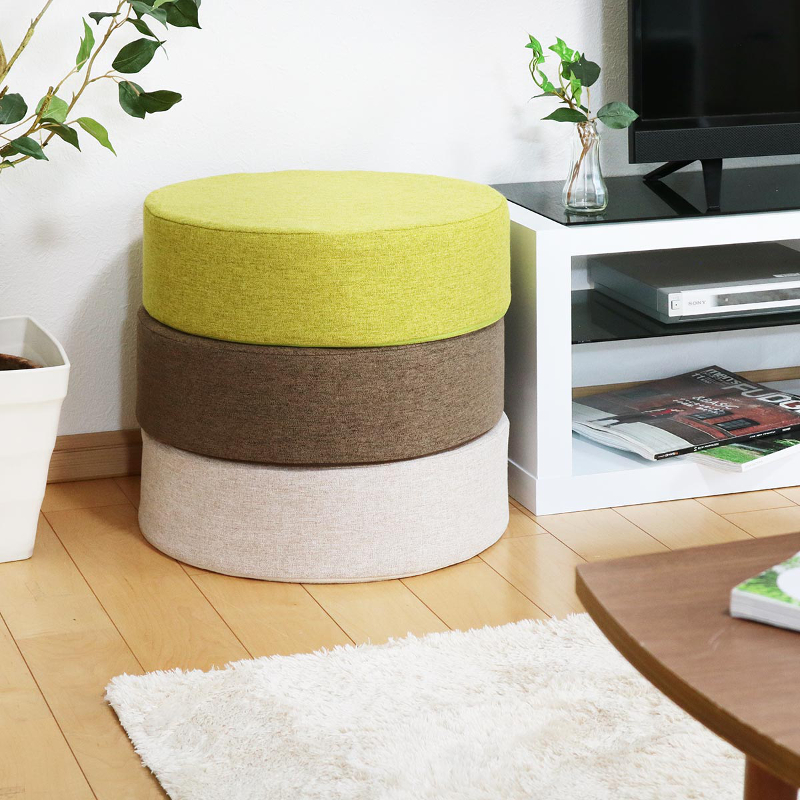 円型クッション2点セット　低高反発 低反発×高反発クッション (丸型) / (角型) 【まとめ買い割引