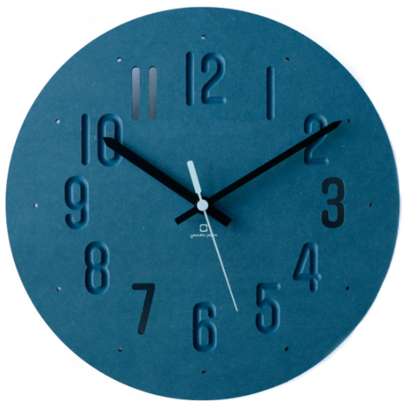 ハートマークショップ】壁掛け時計 MAT CLOCK マットクロック 乾電池式