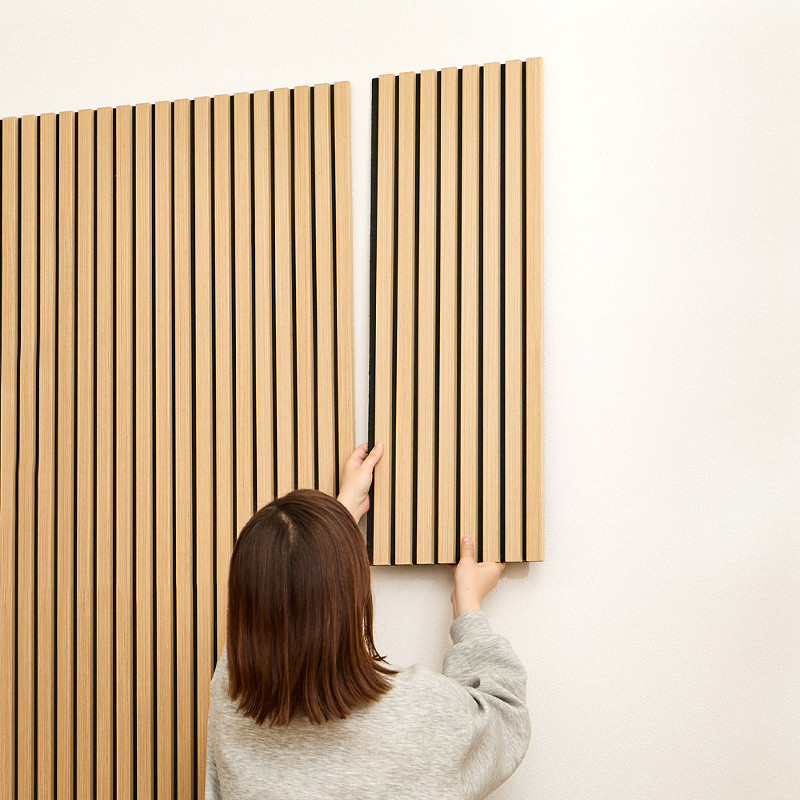 ハートマークショップ】壁に貼る 簡単DIY 吸音パネル 約80×30cm 同色6