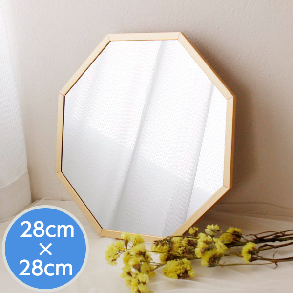 ハートマークショップ】八角形ミラー 風水 開運 スタンド＆ウォール