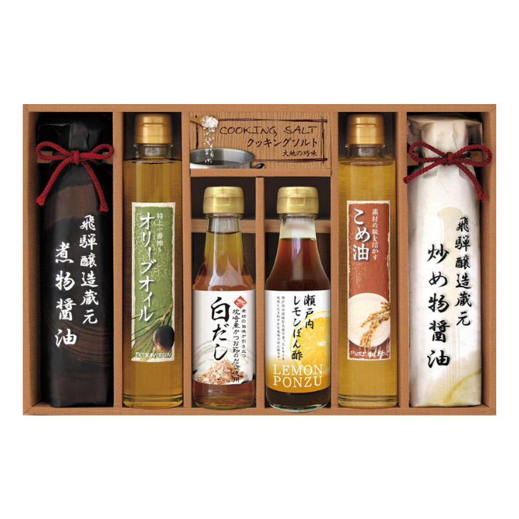 【美食ファクトリー】厳選こだわり調味料ギフト NIH-40