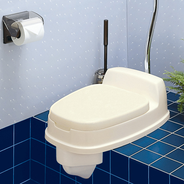 ポータブルトイレ 簡易トイレ 洋式便座両用型