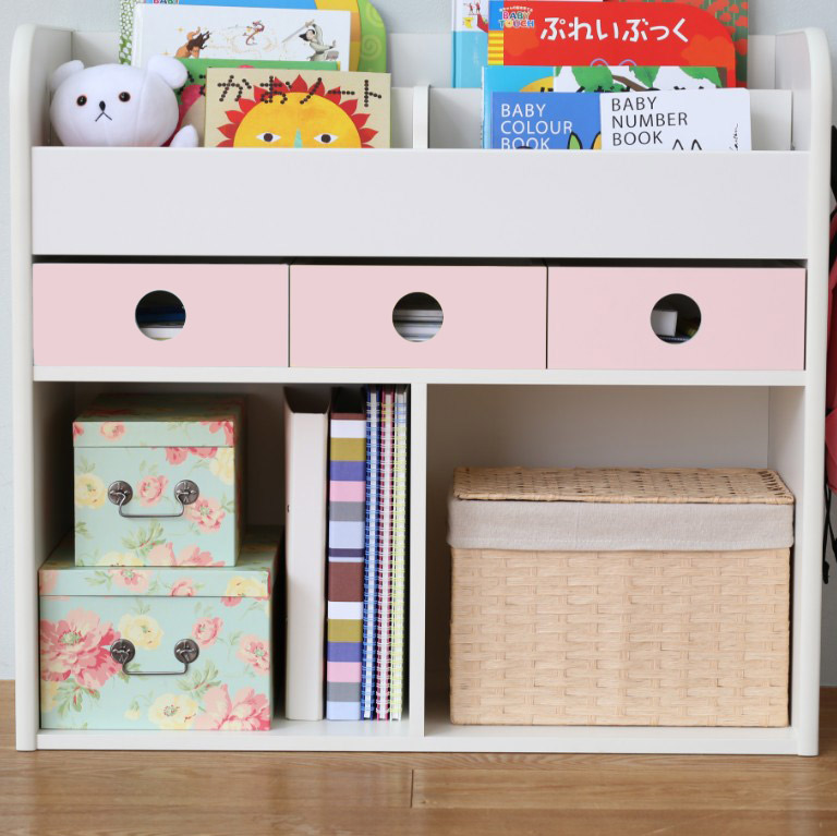 ハートマークショップ】【ナスラック】ブックシェルフ幅80cm 省