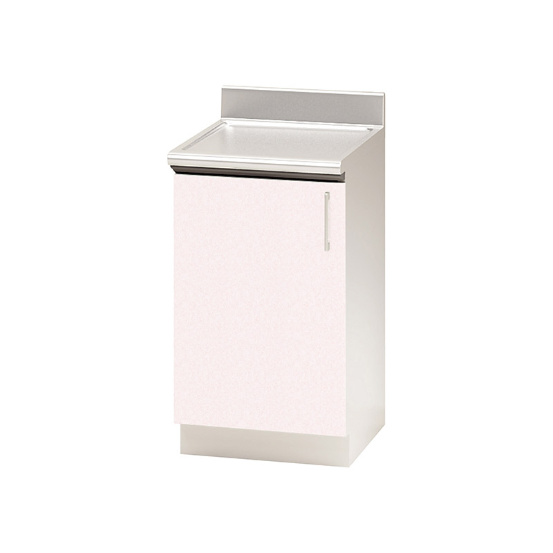 【ナスラック】調理台 間口45cm ステンレスキャビネット 左開き ピンク Web限定モデル キッチン PGTTA045MPLW