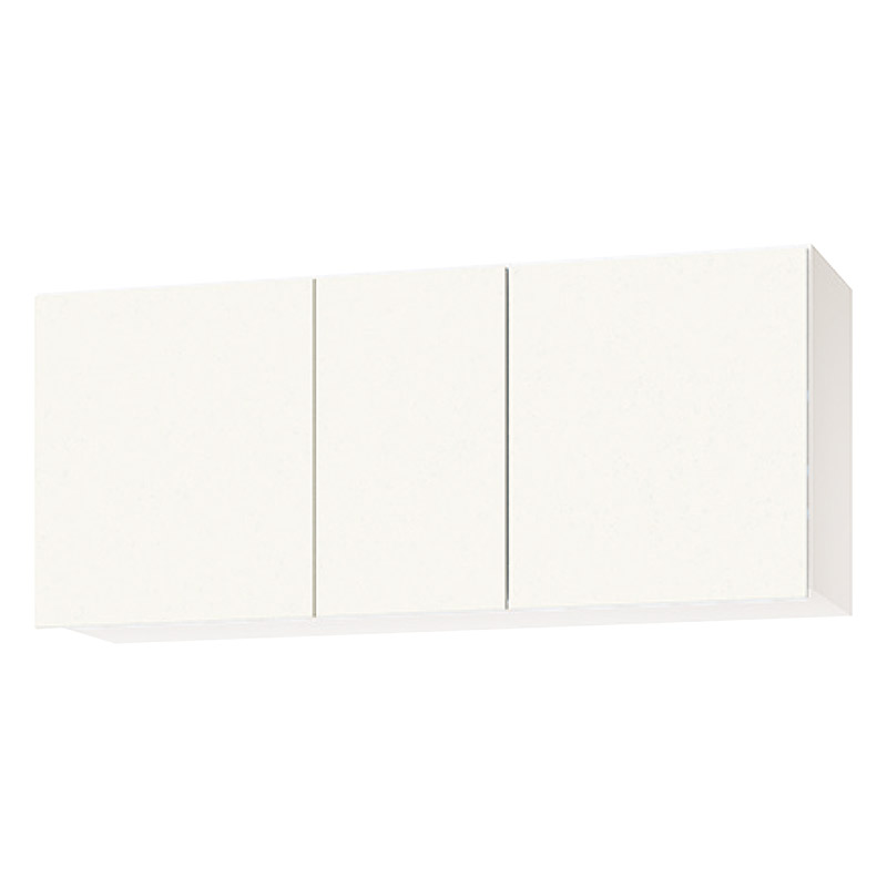 【ナスラック】吊戸棚 間口120cm 木製 ホワイト Web限定モデル キッチン PAB5S120SWKW