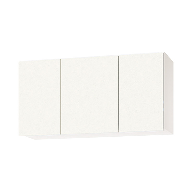 【ナスラック】吊戸棚 間口100cm 木製 ホワイト Web限定モデル キッチン PAB5S100SWKW