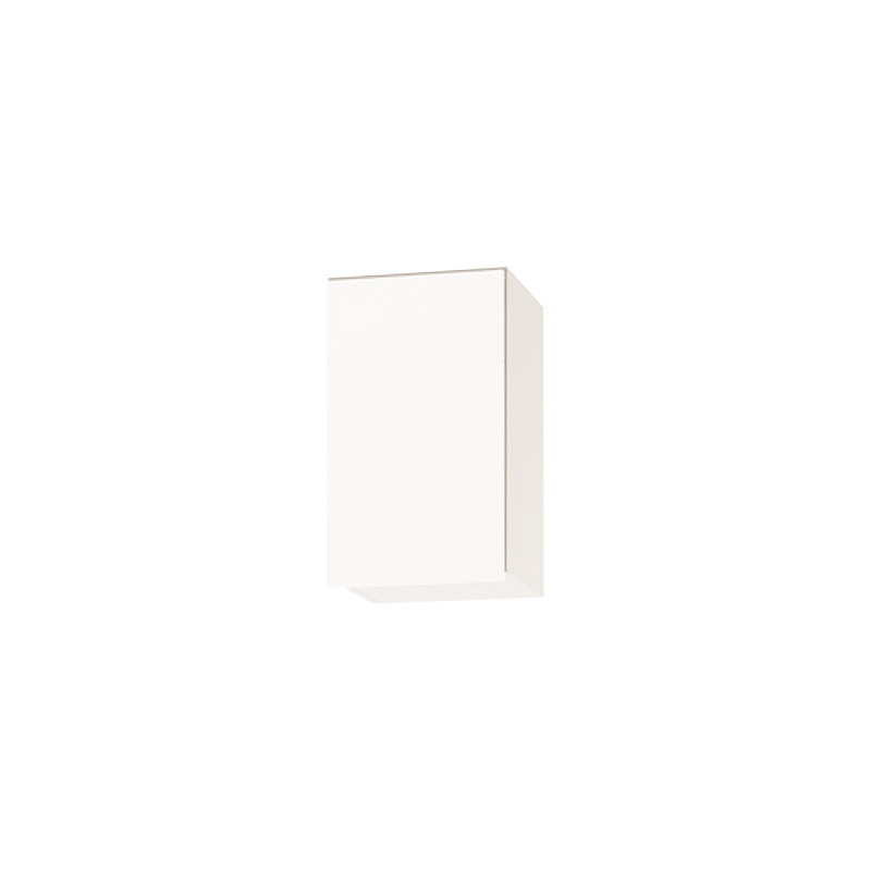 【ナスラック】吊戸棚 間口30cm 木製 左開き フェザーホワイト Web限定モデル キッチン PGB5S030MWLW