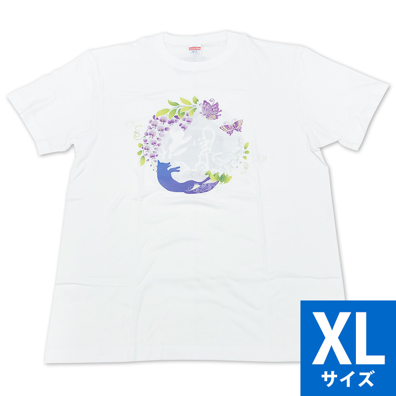 家紋Ｔシャツ（大人用）／石田三成・大谷吉継／白色／ＸＬサイズ