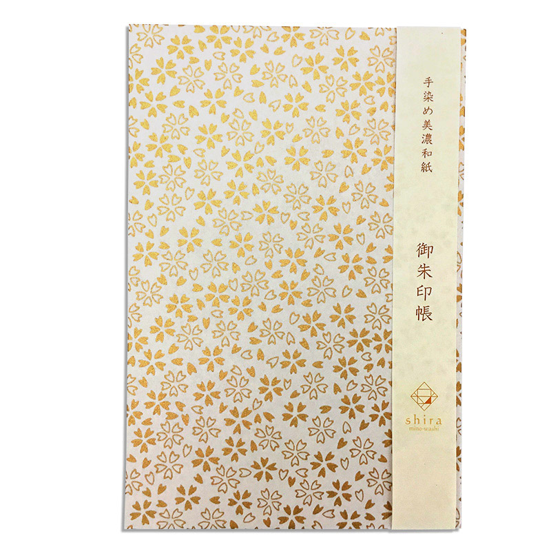 金箔•銀箔入り和紙】御朱印帳 表題 手書き 短冊 （煌めき鳳凰の