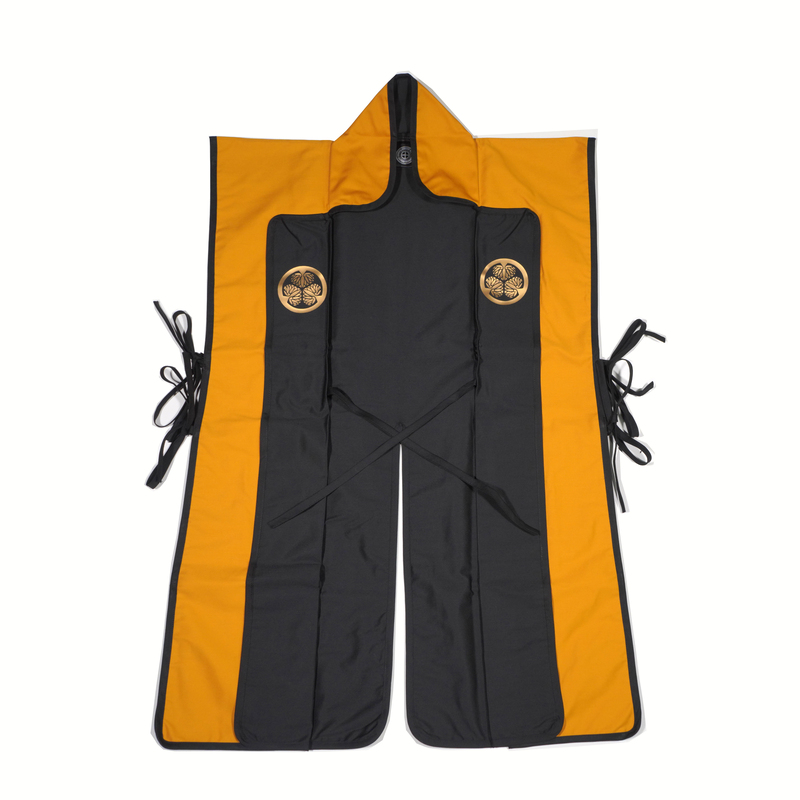 名古屋刀剣ワールド】陣羽織（大人用）／徳川家康／山吹の黒襟 ・通販
