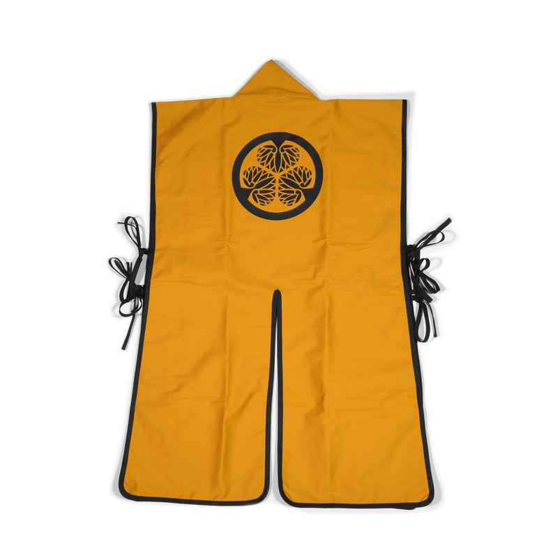 名古屋刀剣ワールド】陣羽織（大人用）／徳川家康／山吹の黒襟 ・通販