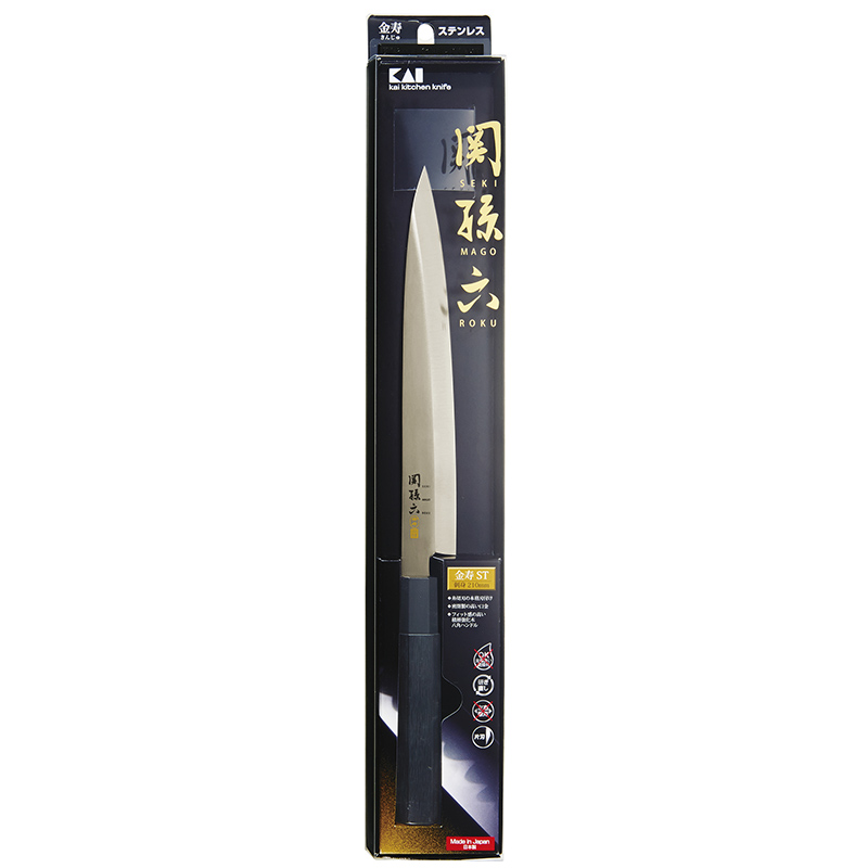 名古屋刀剣ワールド】関孫六/金寿ST 和包丁 刺身包丁/210mm 名古屋刀剣ワールド】関孫六/金寿ST 和包丁 刺身包丁/210mm