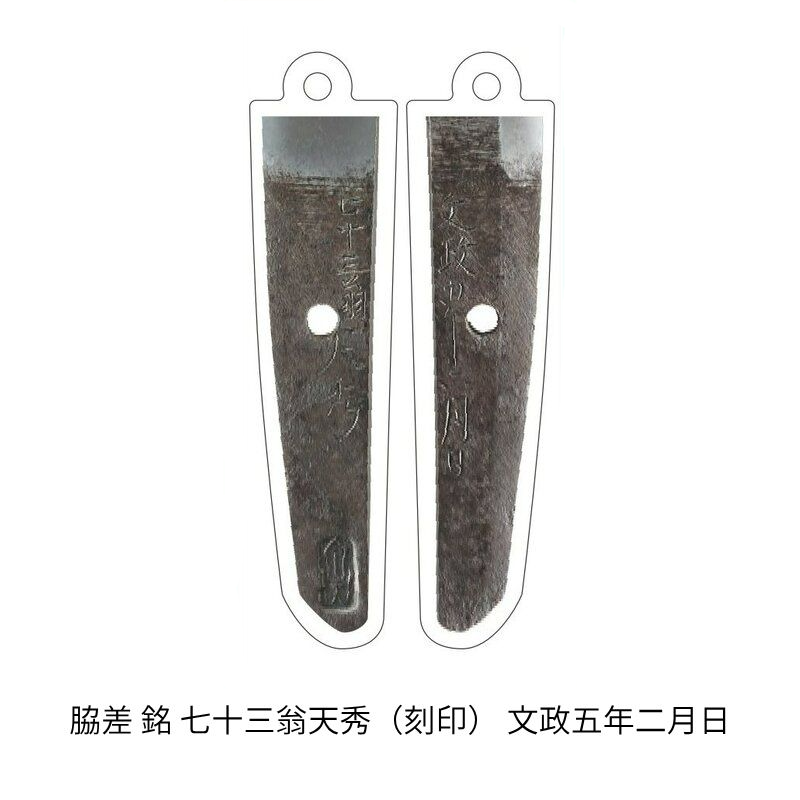 名古屋刀剣ワールド】オリジナル江戸三作 茎アクリルキーホルダー6点